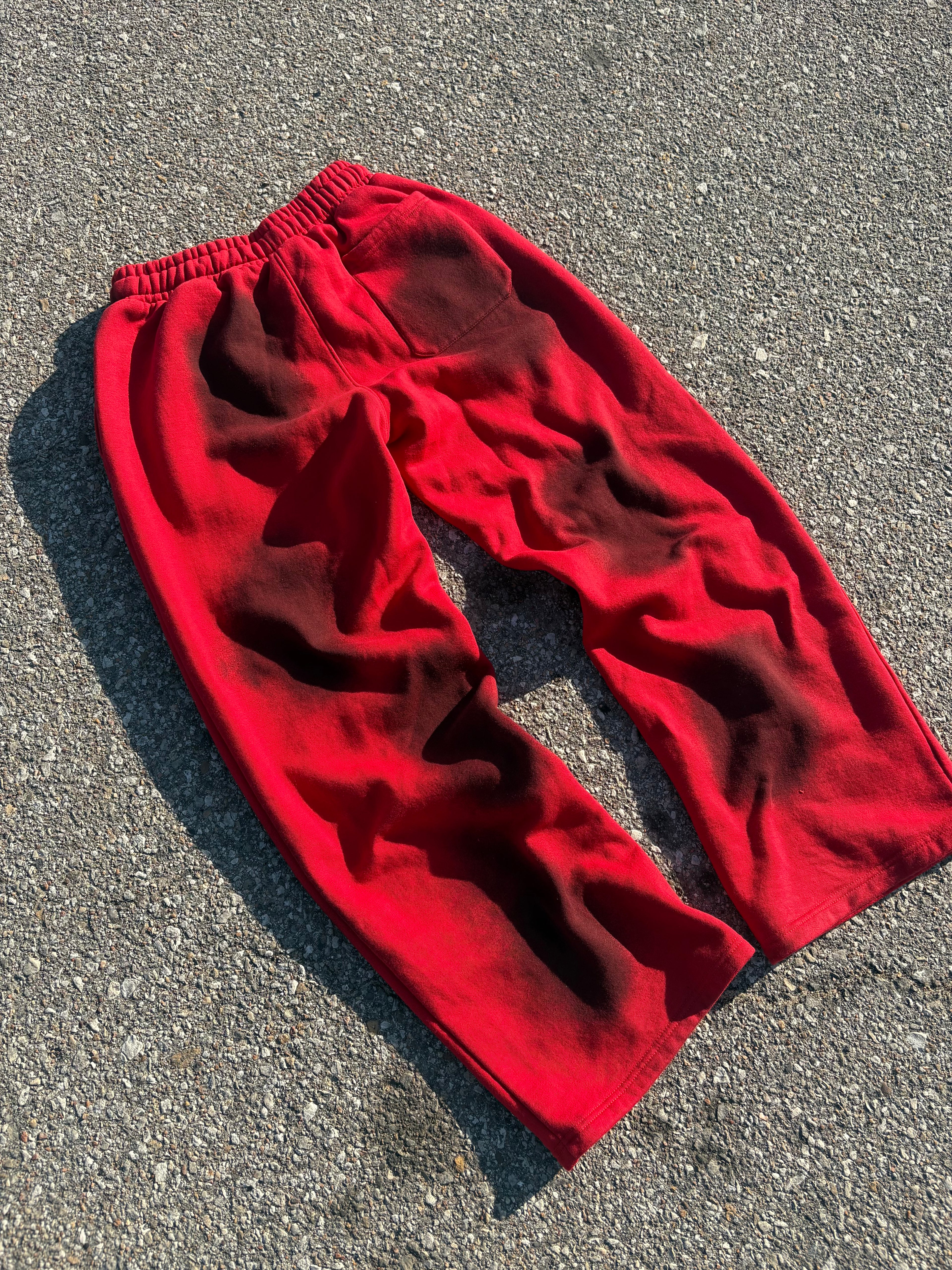 RED "HIDDEN TREASURE" SWEATPANTS