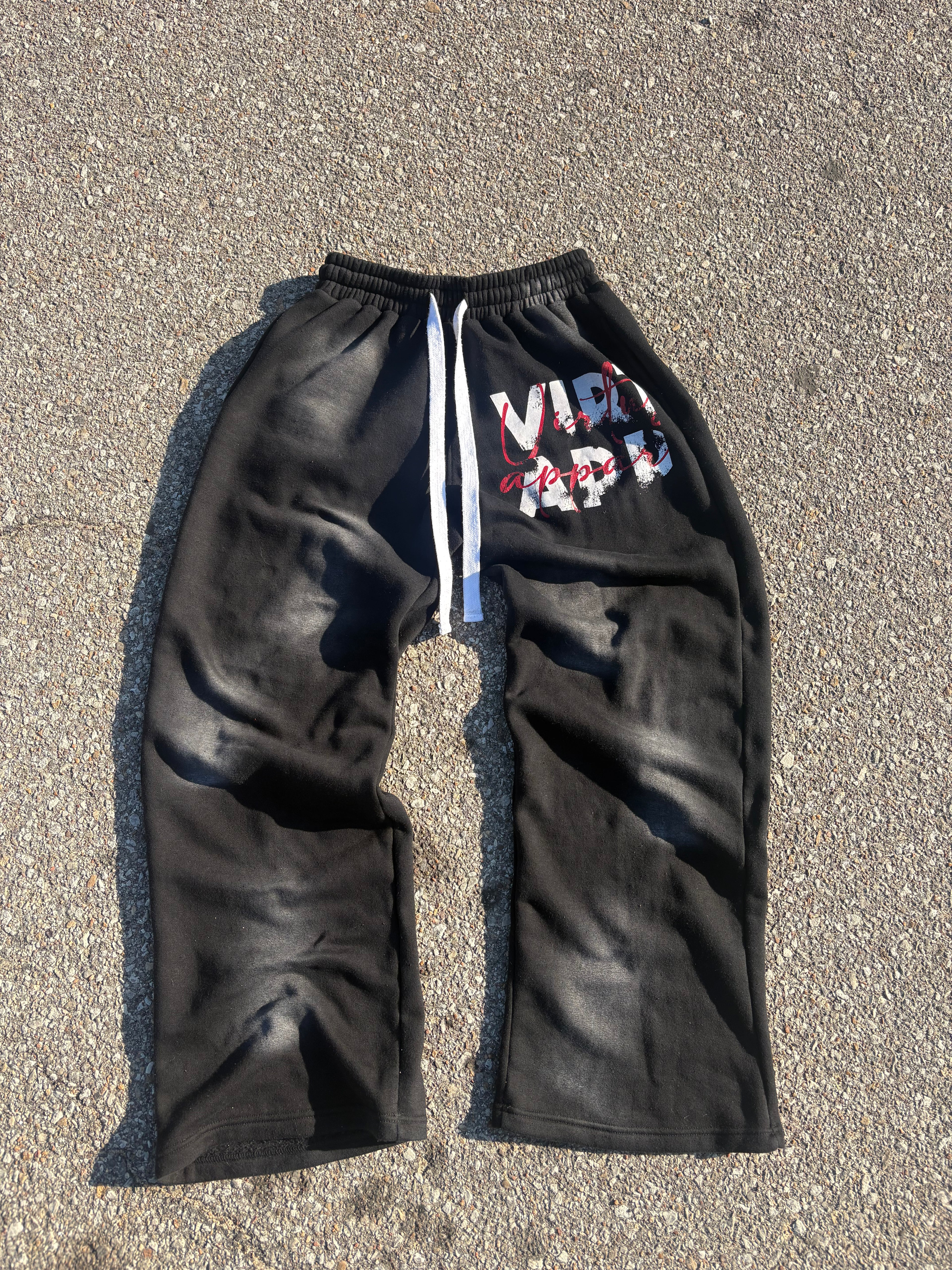 BLACK "HIDDEN TREASURE" PANTS