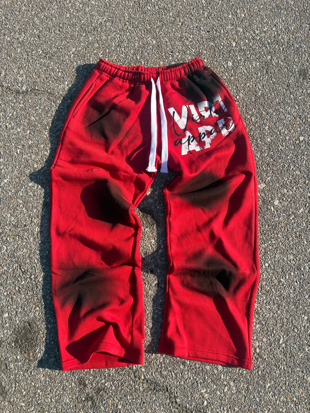 RED "HIDDEN TREASURE" SWEATPANTS